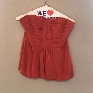 Strapless top